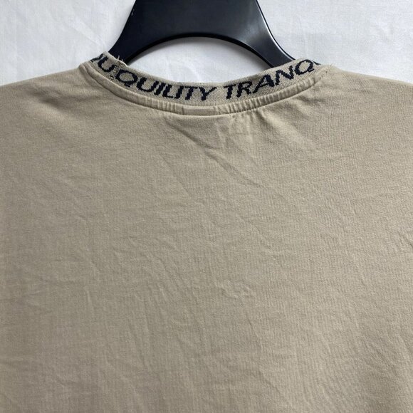 H&M Relaxed Fit Short Sleeve T-Shirt Men Small Beige 100% Cotton Crew Neck - Picture 12 of 16